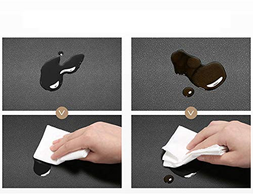 Ergonomisch Schreibtischunterlage mit Kantenschutz,Kunstleder,erweiterte rutschfeste Büro Schreibunterlage-Schreibtischauflage-Schreibmatte,Laptop-Tastatur Mauspad,Tischunterlage