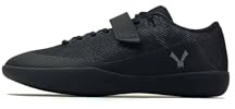 VELAASA Stones | Zapatos de lanzamiento | Zapatos de lanzamiento para hombre y mujer | Zapatos de lanzamiento y jabalina | para correr | Equipo de pista y campo | Equipo de entrenamiento, Negro, 8.5