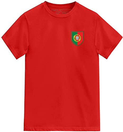 Kids Portugal Football Shirt Team Tshirt