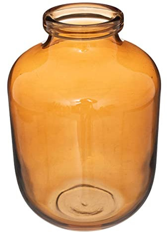 Atmosphera - Jarrón - Vidrio - ámbar - H23 cm