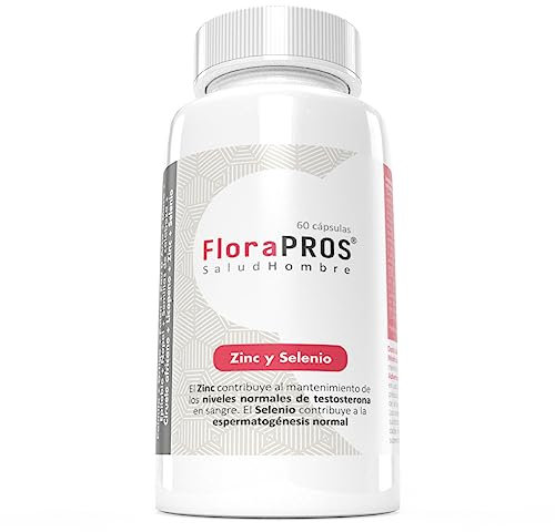 FloraPROS® de Margan Biotech, 60 Cápsulas | Palmito | Ortiga | Polen | Pau D´Arco | Maca | Epilobio | Nopal | Semillas Calabaza | Ciruelo Africano | Licopeno | Zinc | Selenio | Salud Hombre