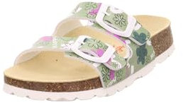 Superfit Mädchen Fussbettpantoffel Nicht Zutreffend, Hellgrün Mehrfarbig 7510, 26 EU Weit