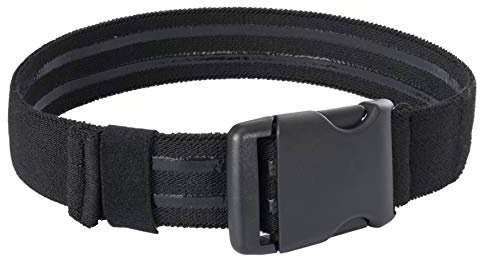 IDOGEAR Tactical Leg Strap Thigh Belt for Holster Knife Thigh Strap Outdoors EDC Leg Hanger with Quick-Release Buckle Unisex Elastic Nylon (Black1)