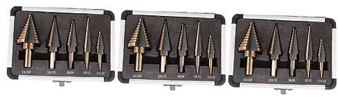 Toddmomy 15 Stk Metallbohrer Für Stahl Brennholz Nagelspitzen Für Nagelbohrer Elektriker-werkzeuge Holzspalter Stufenbohrer Flexible Bohrerverlängerung Verlängerungsstange Stahlplatte