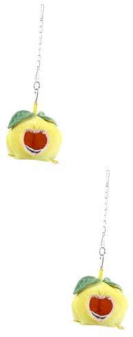 BESPORTBLE 2stücke Fruit Design Hamster Schlafnest Aus Baumwolle Winterbett Für Hamster Und Kleine Haustiere Warmes Bequemes Und Winddichtes Schlafnest Für Kalte Tage Frischem Obstdesign