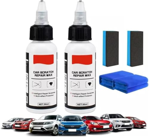 V-Vaxy Coating, V-Vaxy Car Scratch Repair Wax, 2025 New V-Vaxy Glass Coating, Ultimate Paint Restorer, Car Scratches Repairing & Polishing Wax Paint Restorer (2Pcs)