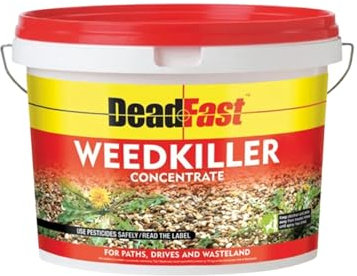 Deadfast Weedkiller Concentrate 12 x 100ml – Fast-Acting, Effective Weed Control for Lawns & Gardens, Kills Weeds & Roots, Prevents Regrowth, Ideal for Driveways, Patios, and Flower Beds