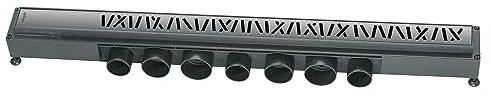 Wirquin Venisio 30720764 Shower Channel L800 mm with Comma Grid