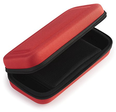 BigBen Interactive Switchpouchlred Large Transport Case Red Console Compatible with Nintendo Switch