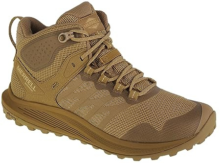 Merrell Men's Nova 3 Tactical Mid Waterproof Military and Tactical Boot, Dark Coyote, 9.5