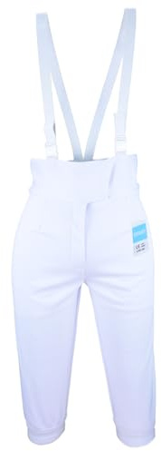 Fencing Uniform - Classic Fencing Pants for Women - Fencing Knickers for Foil Epee Sabre (46) White