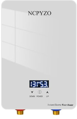 NCPYZO 6500W240V Tankless Instant Electric Water Heater,on Demand Hot Water