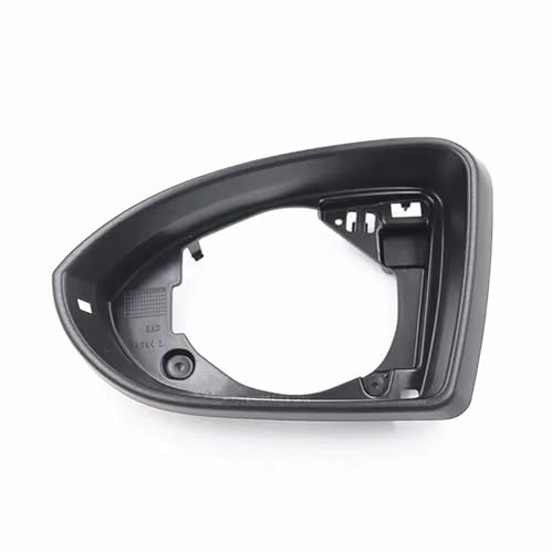 DEMULAX ABS Auto Ala Laterale Sinistra Destra Specchietto retrovisore Base Custodia Trim Telaio di Copertura, for VW, for Golf, 7 MK7 7.5 GTD R GTI R-line Cornice dello specchio per specchietto retrov