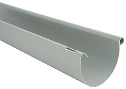 DACHRINNE 125 3MTR. GRAU