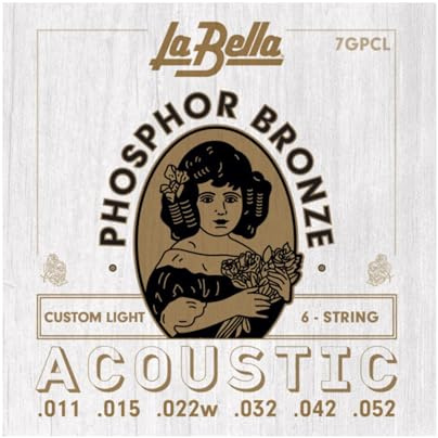 Labella 7GPCL Phosphor Bronze, Saiten für akustische Gitarre, 011-052