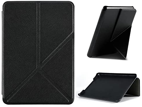 Custodia per Kindle 2022 in pelle PU, custodia per Kindle Magnetic Auto Wake/Sleep, con supporto pieghevole Custodia per Kindle 6.0 per Kindle 2022-Nero