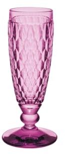 Villeroy & Boch - Boston Berry copa para cava, 120 ml, copa de cristal para Champagne y vino espumoso, apta para lavavajillas, rosa