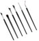 6 Pièces Pinceaux Eyeliner Pinceau de Précision Ultra Fin pour Ombres à Paupières Pinceaux de Maquillage Yeux pour Maquillage Précis des Sourcils