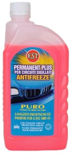 EST PERMANENT PLUS PURO ROSSO Liquido Antigelo Rosso per Radiatori da Lt. 1
