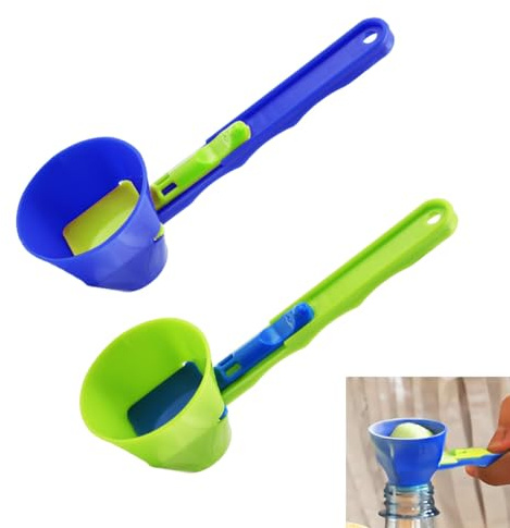2 Piezas Cucharas Medidoras Polvo Proteínas Gimnasio para Café con Base Deslizante, Calibrador para Medición Precisa de Proteína Cuchara Medidoras Plastico