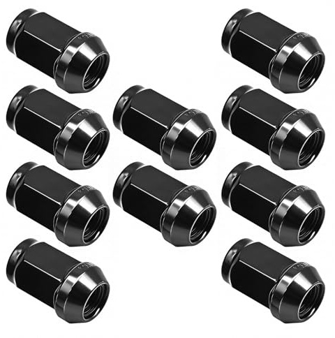 Ollanoos 20Pcs Wheel Nuts M12x1.5 Wheel Nuts 60°SW 19mm Replacement for Toyota Aygo Carina Celica Replacement for Mazda 626 RX7 323F Replacement for Chrysler Daytona Le Baron Neon