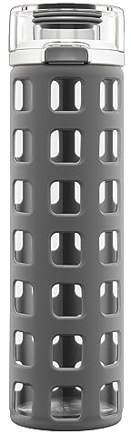 Ello Syndicate Glass Water Bottle - Grey