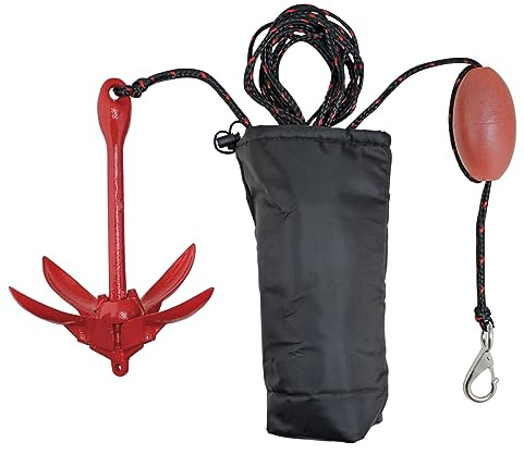 Extreme Max 3006.6548 BoatTector Complete Grapnel Anchor Kit for Small Boats, Kayaks, PWC, Jet Ski, Paddle Boards, etc. - 3.5 lbs.