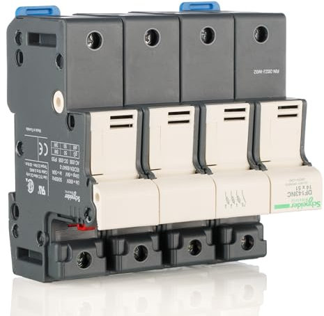 PORTAFUSIBLE 50A 14X51 3P+N