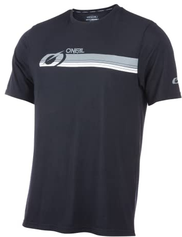 O'NEAL | Camisa Mountain Bike | MTB Mountain Bike DH Downhill FR Freeride | Material Transpirable, Secado rápido, Antibacteriano | Slickrock Jersey V.22 | Adulto | Negro Gris | Talla M