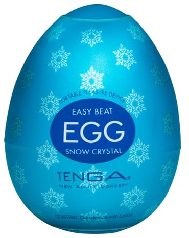 TENGA Snow Crystal Masturbateur à œufs Blanc 7 cm