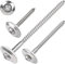 SCREW REBEL Spenglerschrauben 4,5 x 45 mm - Edelstahl A2 mit EPDM-Dichtscheibe Ø20mm - TX20, 100 Stück