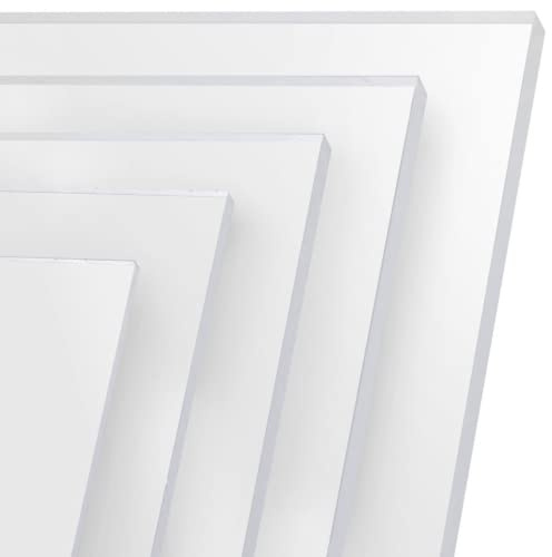 FRAMO Acrylglas Platte 97x69 cm Zuschnitt nach Maß | 2 mm starke hochtransparente Acrylglasplatte, burchfest, UV-beständig in Ihrem Wunschmaß | Acrylglasscheibe beidseitig mit Schutzfolie