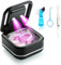 Ultraschallreiniger für Zahnprothesen, 42k Hz 180 ml Ultraschallreinigungsgerät-Dental-Pod mit 2 Modi, Tragbarer Ultraschall-Reinigungsgerät für Schmuck, Zahnschiene, Retainer und Uhren