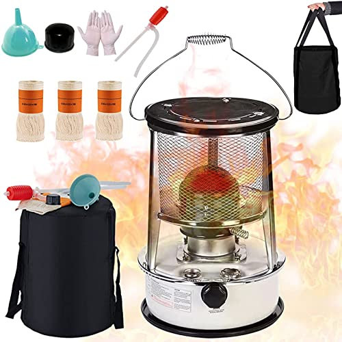 WXPXYBF Tragbarer Petroleumofen, kompakter Petroleum-Raumheizer 9000 BTU für Camping, Outdoor-Kochherd, Eisfischen, Petroleumofenbrenner (4,6 l)