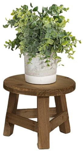 Wood Planter Stand, Wooden Stool Display Sta-nd, Plant Stand Wooden Stool, High S-tool Planter, Round Wo-oden Bonsai Rack, Wo-oden Little St-ool Pl-ant St-and, Garden Pl-ant Pot Display Stan-ds