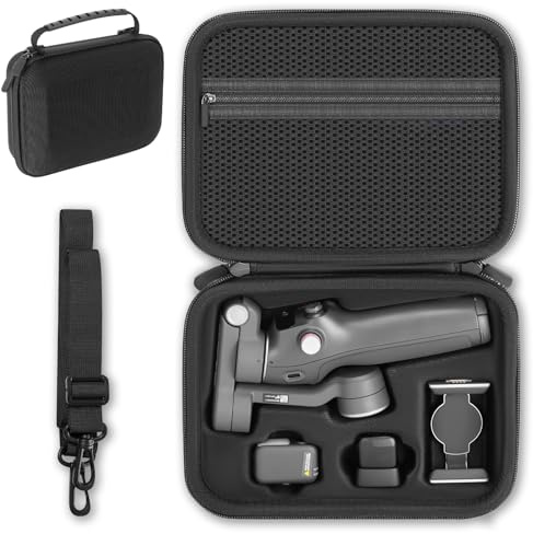Puasok Paquete de Viaje para dji Osmo Mobile 7P/8 Case, Bolsa de Hombro Portátil para dji OSMO Mobile 7/7P/8 Vlog Combo Accesorios, para Estabilizador Gimbal