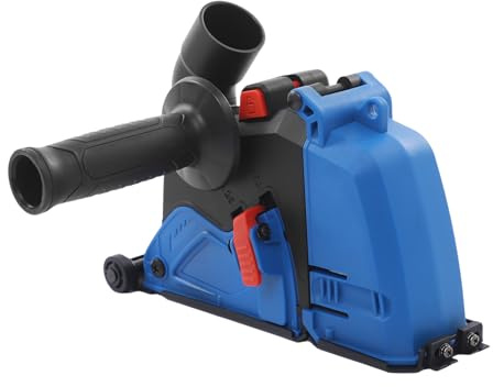 YIEMJS Capot d'aspiration pour meuleuse d'angle 125/150 mm avec raccord à 360° en matériau PA6-GF30, tailles de serrage réglables 39-50 mm pour largeur de coupe jusqu'à 40 mm