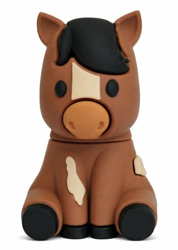 Ulticool Memoria USB C 16 GB con forma de caballo – para móvil o portátil – Gadgets divertidos – Smartphone Android – para adolescentes, niñas y niños - Idea de regalo de cumpleaños - Kawaii