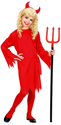 W WIDMANN MILANO Party Fashion - Costume enfant diablesse, démon, diable, Halloween, déguisements de carnaval, carnaval