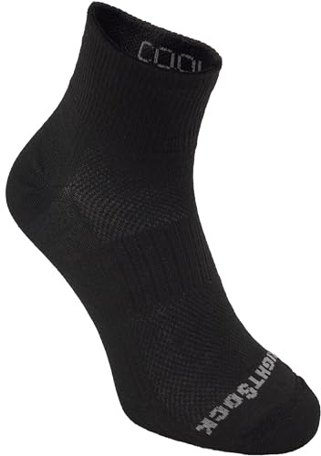 Wrightsock Herren Füßlinge Gr. M, Schwarz