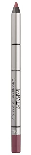 IMPALA | Lápiz de Labios Cremoso Waterproof Color Lila Rosado 212 | Perfilador de Labios Permanente | Lápiz Labial Resistente al Agua | Delineador de Labios Larga Duración | Efecto voluminizador