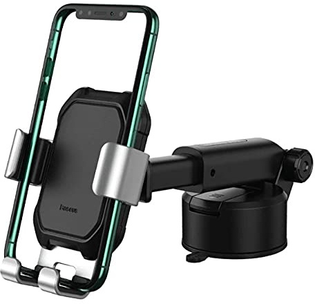 Baseus Gravity bilfäste för tank telefon med sugkopp (svart)