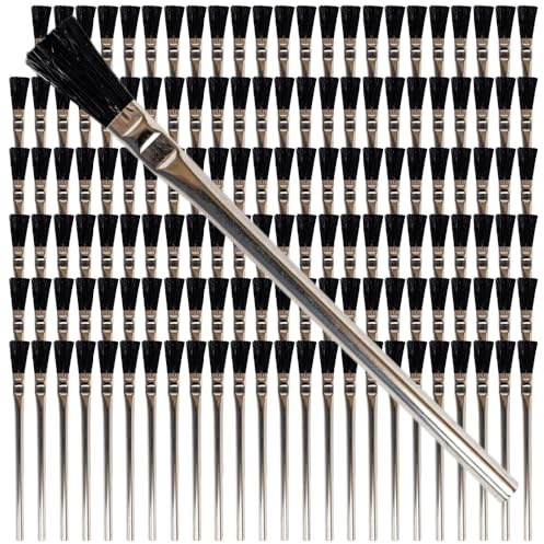 Pro Grade - Acid Brushes - 144 Count 3/8 Boar Hair Acid Flux Brushes