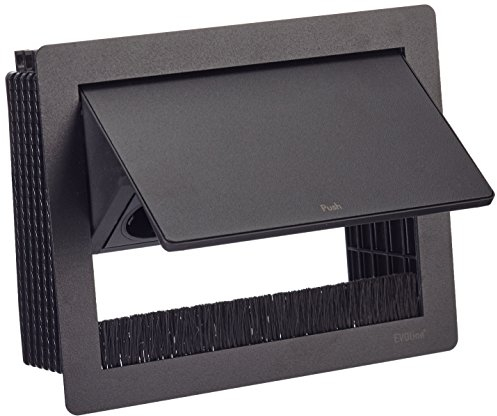 Schulte EVOline Flip Top Push S | 3x Schuko-Steckdose | 1 Stück | 159370101800