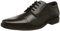 Clarks Herren Howard Cap Oxford, Black Leather, 45 EU