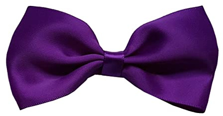 Kids Boys Pre-Tied Satin Bow Tie Plain Bow Tie for Wedding Party Adjustable Formal bow tie-Elastic band