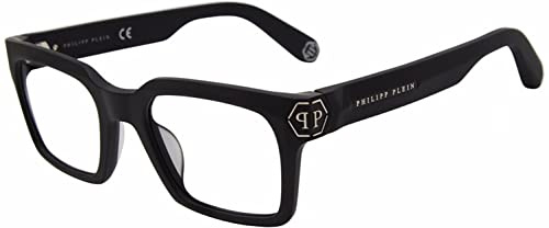 Philipp Plein VPP082M 0703 Nero Sabbiato/Opaco Eyewear Man Acetate, Square, 52