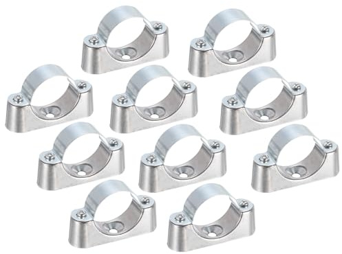 sourcing karta 10 stycken rörhållare rörhållare klämma för 38 mm (1–1/2 tum) rör väggmontering takmontering styva rörklämmor för metall PVC rör rör