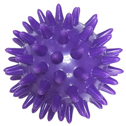 Balle de massage à picots pour le dos, la main, les paumes et les pieds Violet