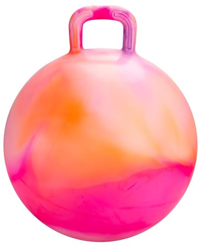 U&C Planet 45CM Pallone da Salto per Bambini 3-8 Anni Supporta fino a 100 kg Design Antiscivolo con Pompa Palla da Salto in PVC per Interni ed Esterni